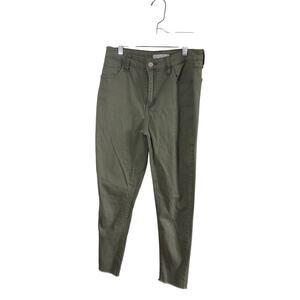 Tinseltown Green Raw Hem Cotton Green Gorp Core  Utility Hiking Jeans SZ 5